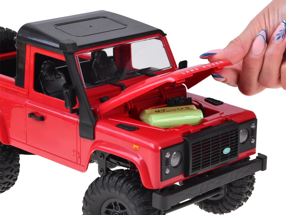 Jokomisiada Remote-controlled car 2in1 LAND ROVER Defender 90 4x4 Scale 1:12 RC0760