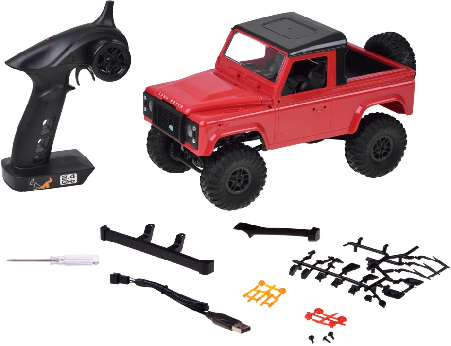 Jokomisiada Remote-controlled car 2in1 LAND ROVER Defender 90 4x4 Scale 1:12 RC0760