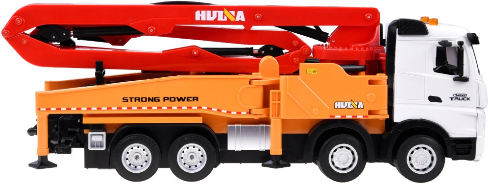 Jokomisiada Remote-Controlled Concrete Pump Truck RC 1:18 with Lights and Sound RC0787