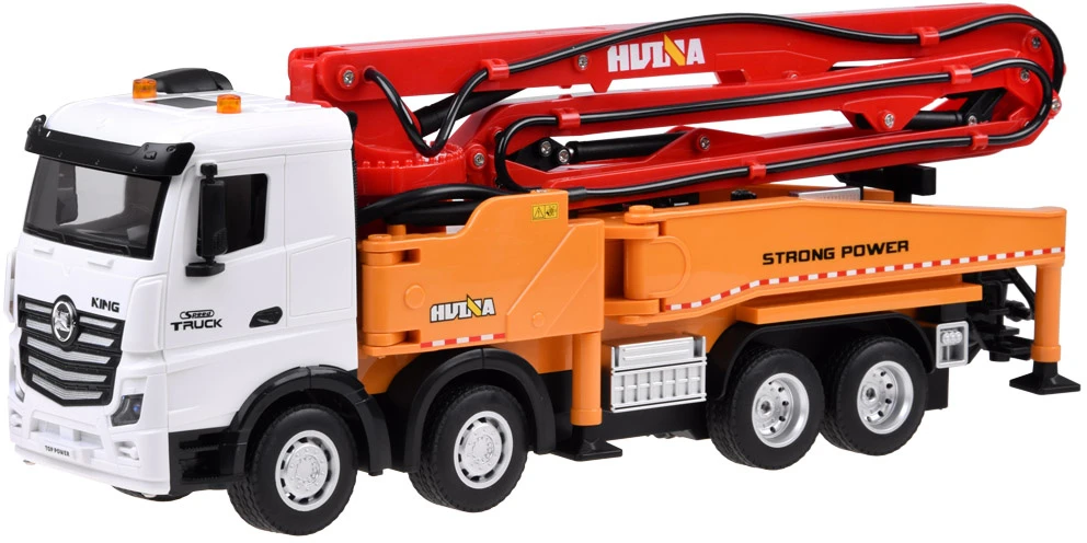 Jokomisiada Remote-Controlled Concrete Pump Truck RC 1:18 with Lights and Sound RC0787