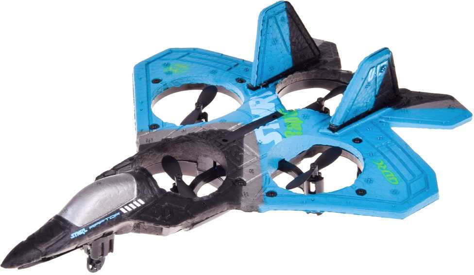 Jokomisiada Remote Controlled Fighter Drone Raptor Light Quadcopter RC0726 NI
