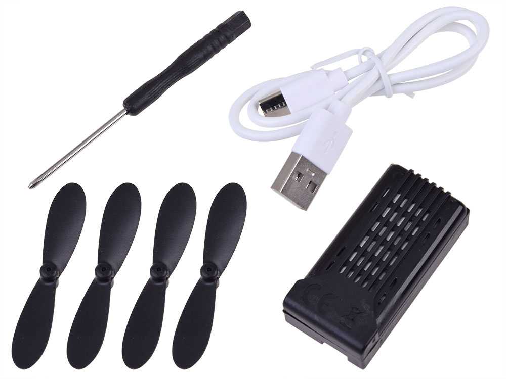 Jokomisiada Remote Controlled Fighter Drone Raptor Light Quadcopter RC0726 NI