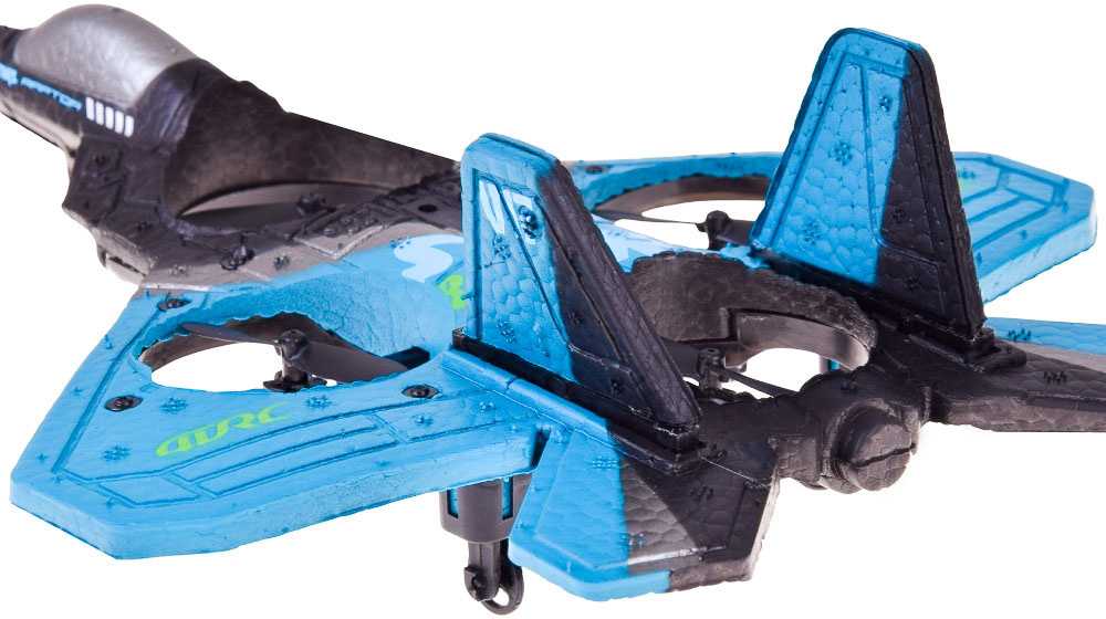 Jokomisiada Remote Controlled Fighter Drone Raptor Light Quadcopter RC0726 NI