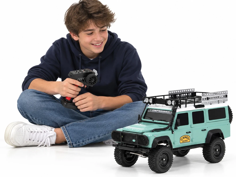Jokomisiada Remote-Controlled Land Rover Defender Off-Road 4WD Car RC0762