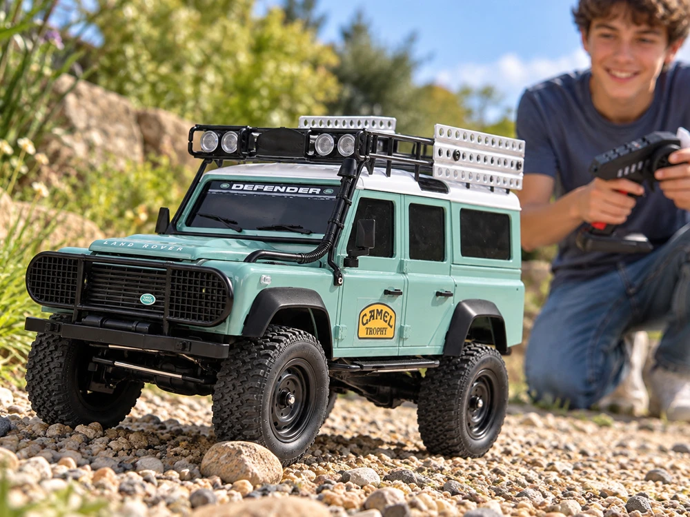 Jokomisiada Remote-Controlled Land Rover Defender Off-Road 4WD Car RC0762