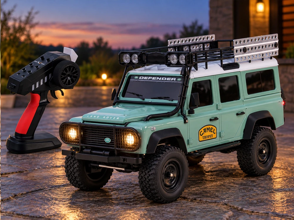 Jokomisiada Remote-Controlled Land Rover Defender Off-Road 4WD Car RC0762