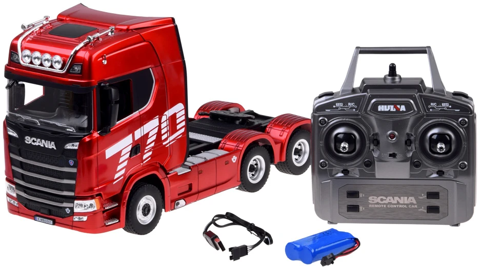 Jokomisiada Remote-Controlled Large Scania 770 S V8 Licensed Truck + Remote Control RC0788