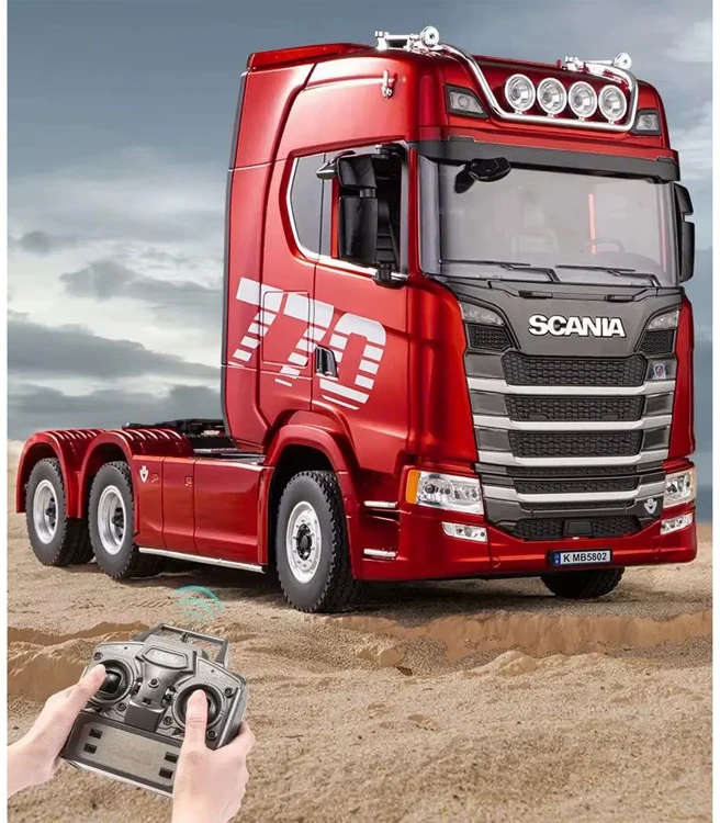 Jokomisiada Remote-Controlled Large Scania 770 S V8 Licensed Truck + Remote Control RC0788