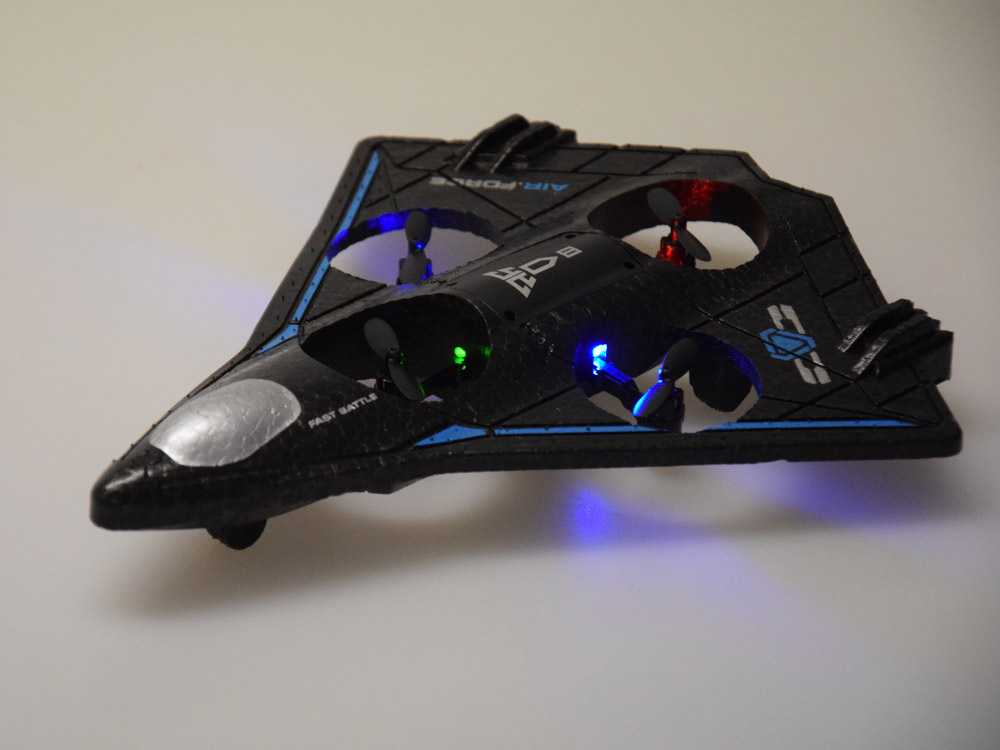 Jokomisiada Remote Controlled Lightweight Drone with LED Effects and 360° Stunts RC0751