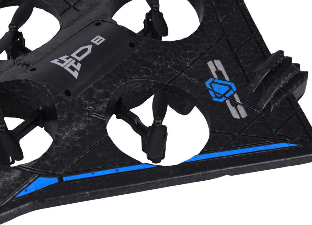 Jokomisiada Remote Controlled Lightweight Drone with LED Effects and 360° Stunts RC0751