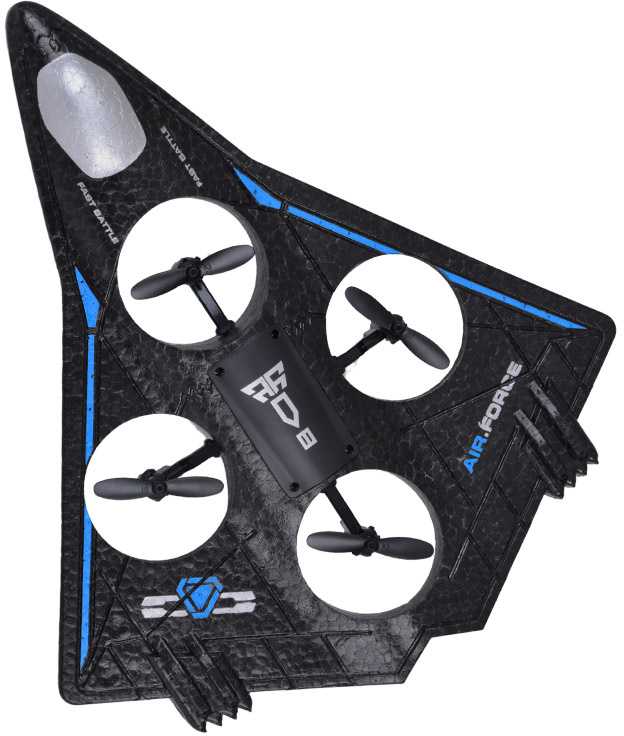 Jokomisiada Remote Controlled Lightweight Drone with LED Effects and 360° Stunts RC0751