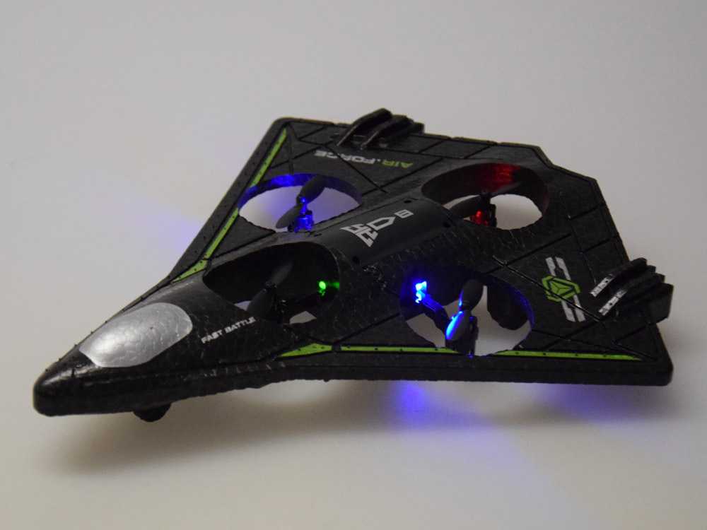 Jokomisiada Remote Controlled Lightweight Drone with LED Effects and 360° Stunts RC0751
