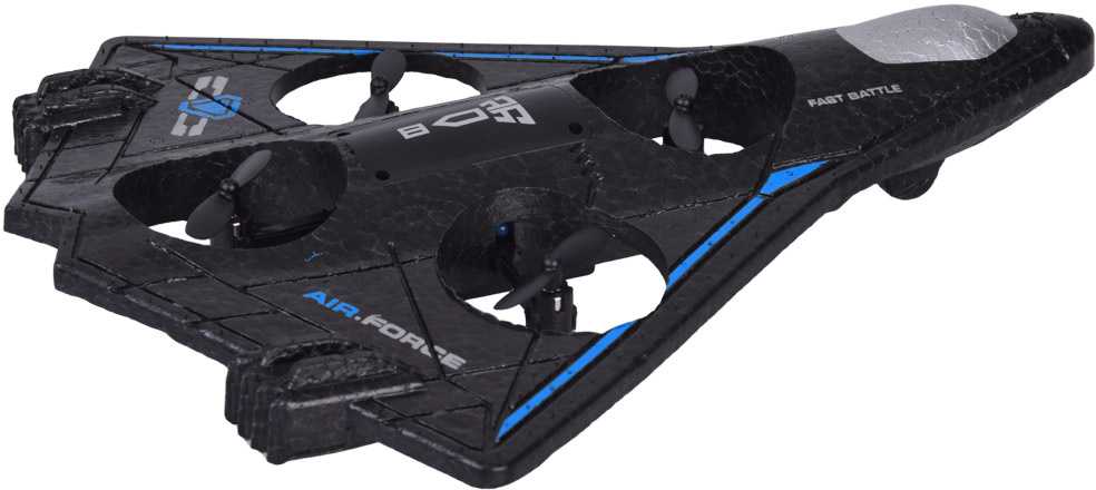 Jokomisiada Remote Controlled Lightweight Drone with LED Effects and 360° Stunts RC0751