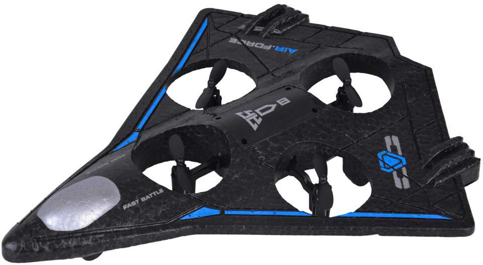 Jokomisiada Remote Controlled Lightweight Drone with LED Effects and 360° Stunts RC0751