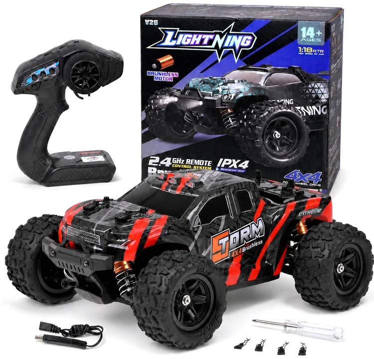 Jokomisiada Remote-Controlled RC Buggy Off-Road Ligting 4x4 Car RC0773