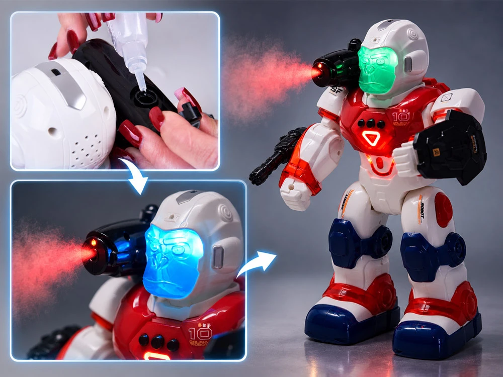Jokomisiada Remote-controlled robot with remote control and gesture control - water vapor RC0807