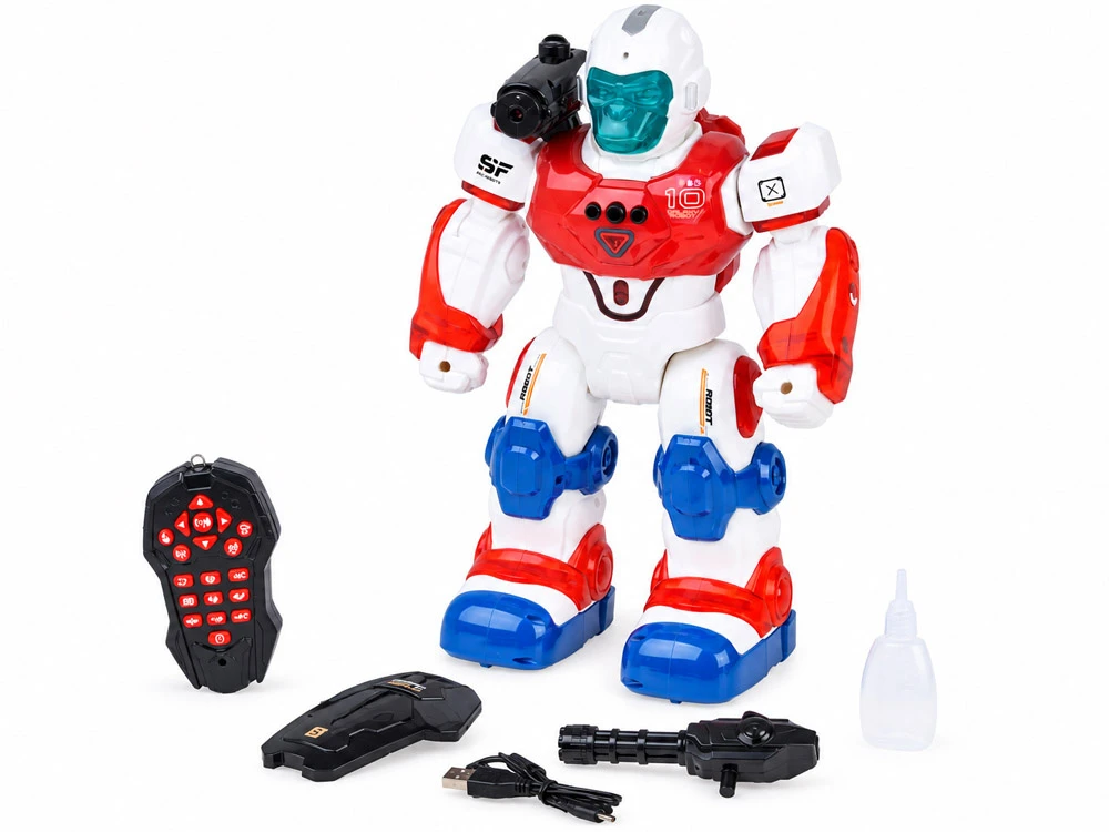 Jokomisiada Remote-controlled robot with remote control and gesture control - water vapor RC0807