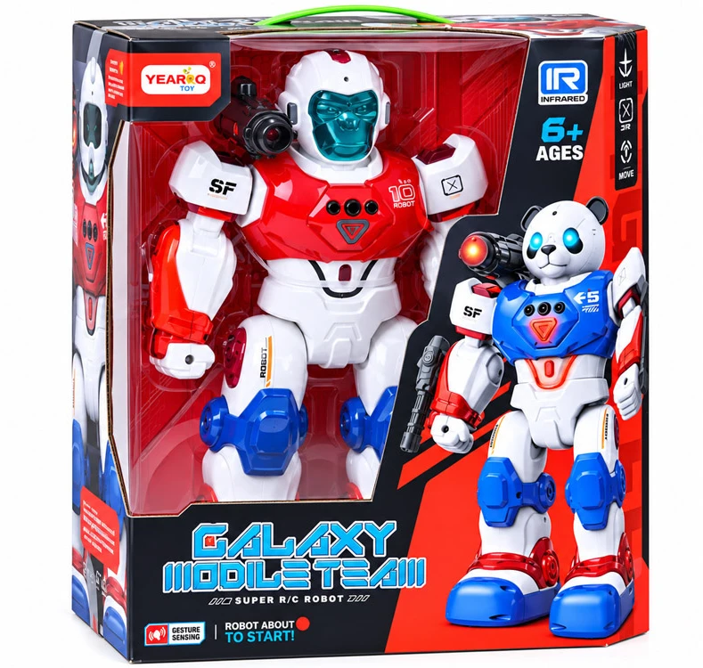 Jokomisiada Remote-controlled robot with remote control and gesture control - water vapor RC0807