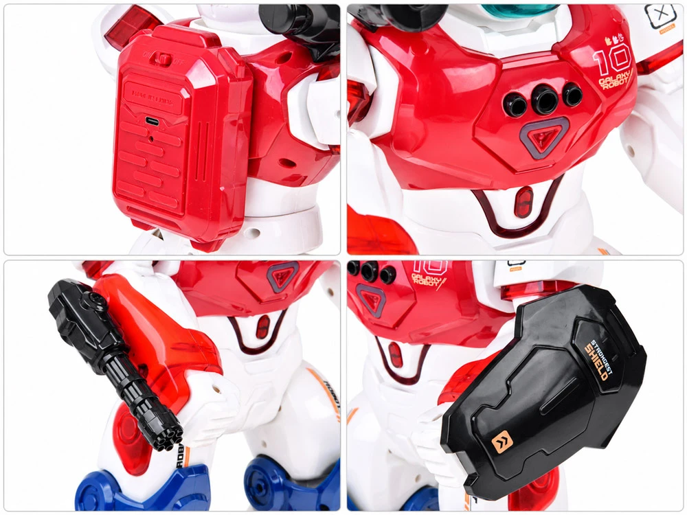 Jokomisiada Remote-controlled robot with remote control and gesture control - water vapor RC0807