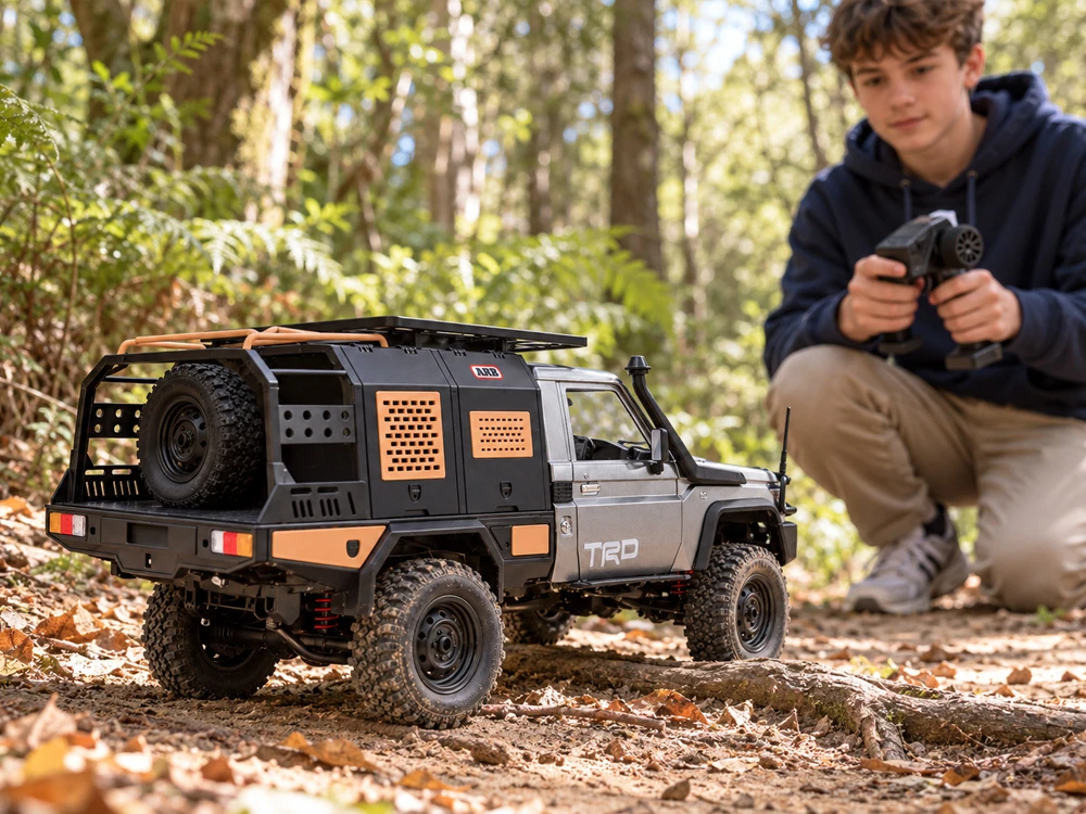 Jokomisiada Remote-Controlled Toyota Land Cruiser Expedition Vehicle 1:12 4×4 RC0765