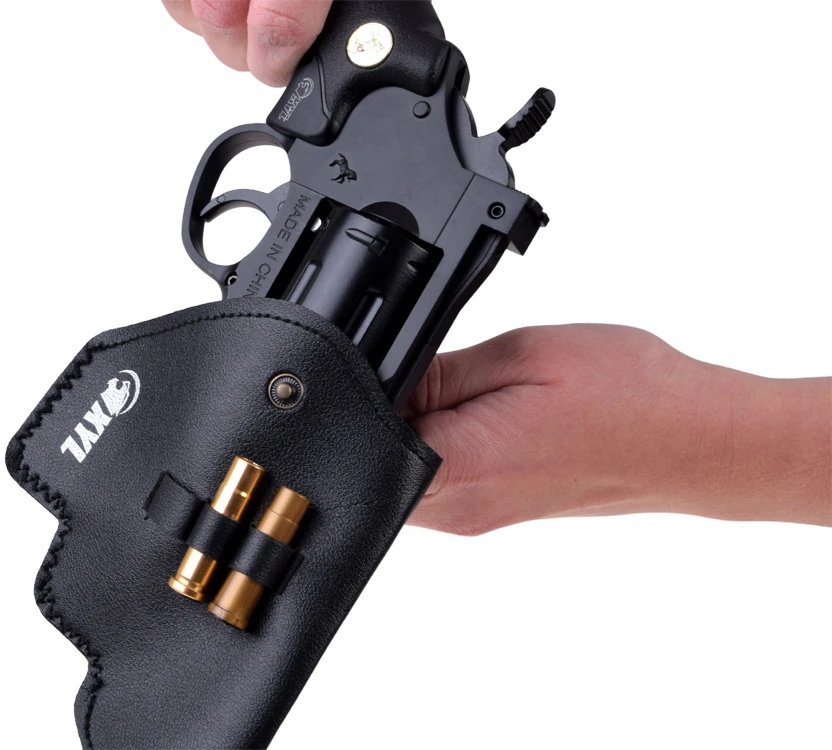 Jokomisiada Žaislinis pistoletas REVOLVER – metalinis, automatinis, su keičiamais elementais ZA6410