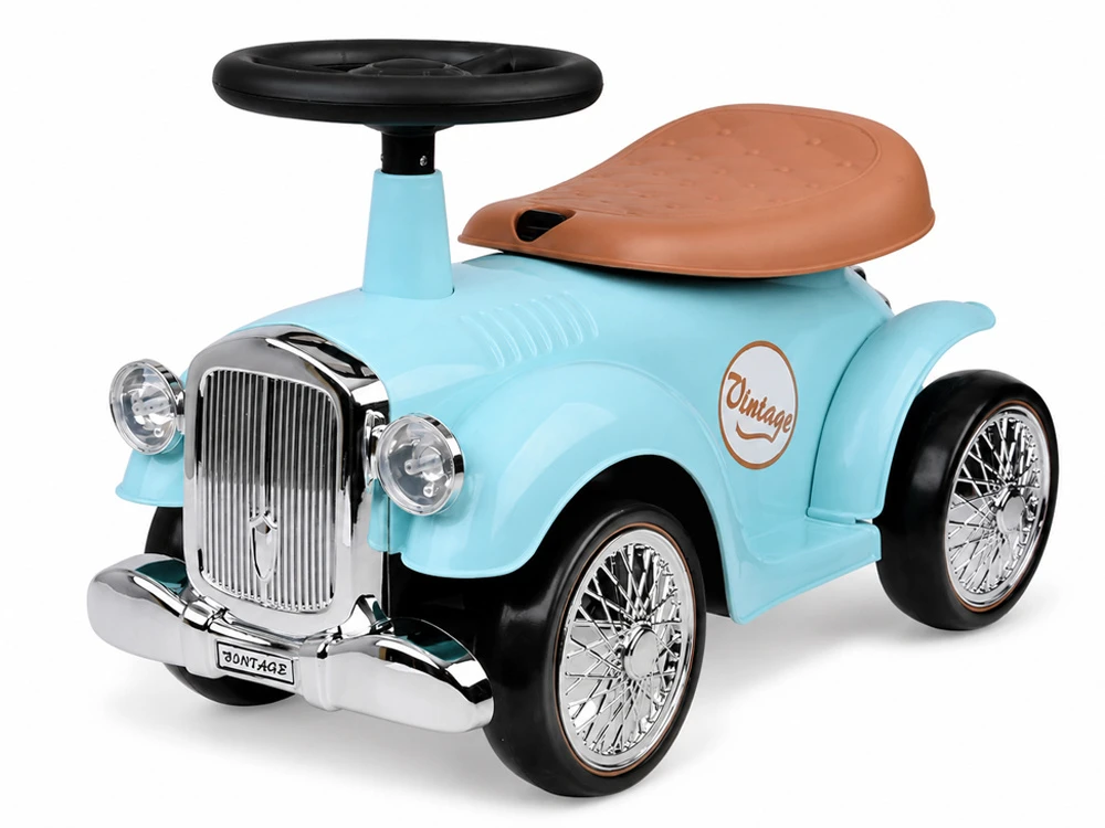 Jokomisiada Ride-on Car Retro Classic Vehicle for Children ZA6172