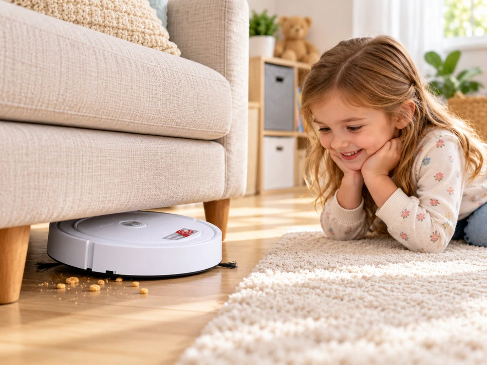 Jokomisiada Robotas dulkių siurblys vaikams – valymo robotas su siurbimo funkcija ZA6323