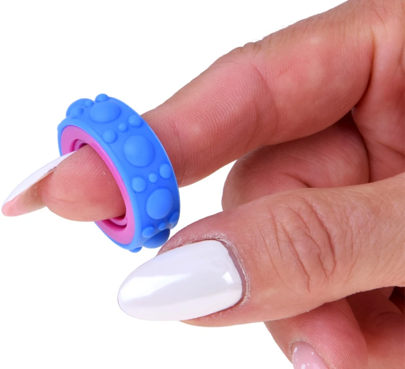 Jokomisiada Rotating Anti-Stress Sensory Fidget Rings – Set of 6 ZA6619