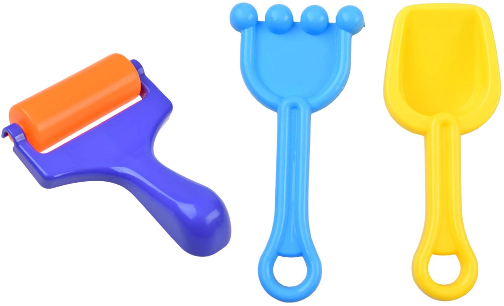 Jokomisiada Sandbox 2 in 1 Dynamic sand, molds and box 18 pieces ZA6293