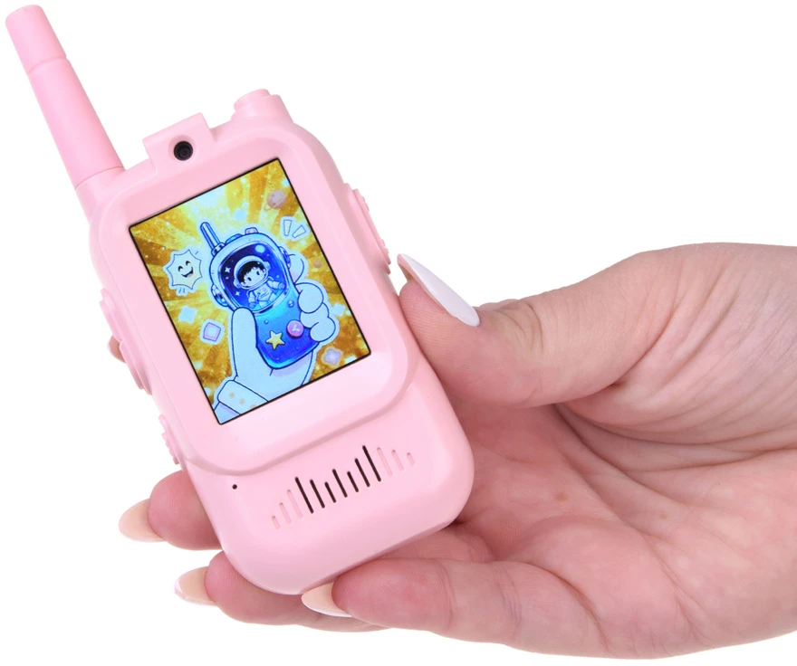 Jokomisiada Set of 2 Kids Walkie Talkies Video LCD 2" Camera ZA6160