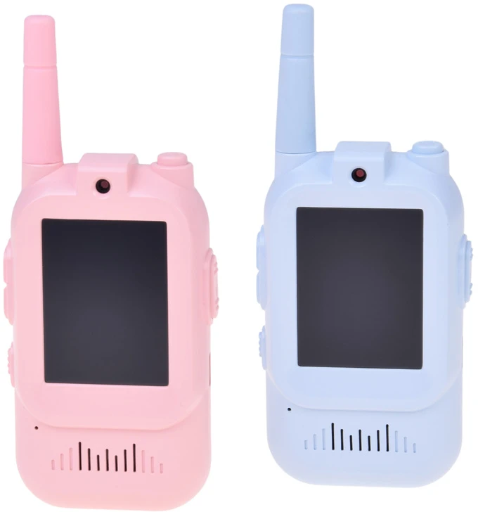 Jokomisiada Set of 2 Kids Walkie Talkies Video LCD 2" Camera ZA6160