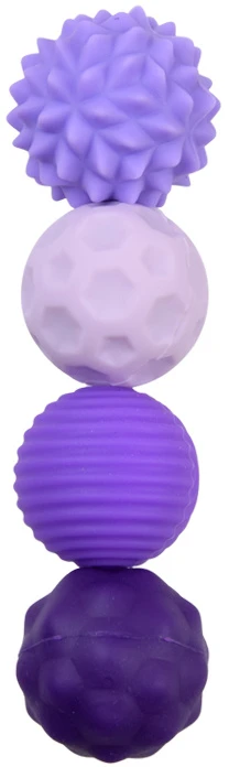 Jokomisiada Set of 4 Textured Sensory Balls with Storage Case ZA6618