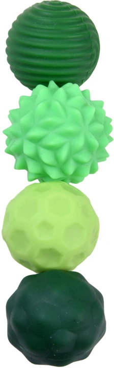 Jokomisiada Set of 4 Textured Sensory Balls with Storage Case ZA6618