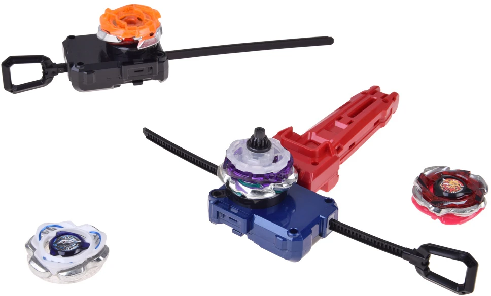 Jokomisiada Set of spinning battle tops 4 pcs + arena and launchers ZA6456