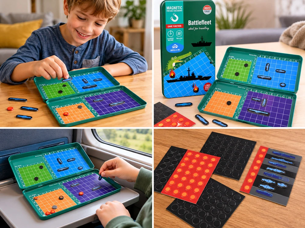 Jokomisiada Ship Game - Magnetic, Strategic, for Competitors, on a Journey GR0862