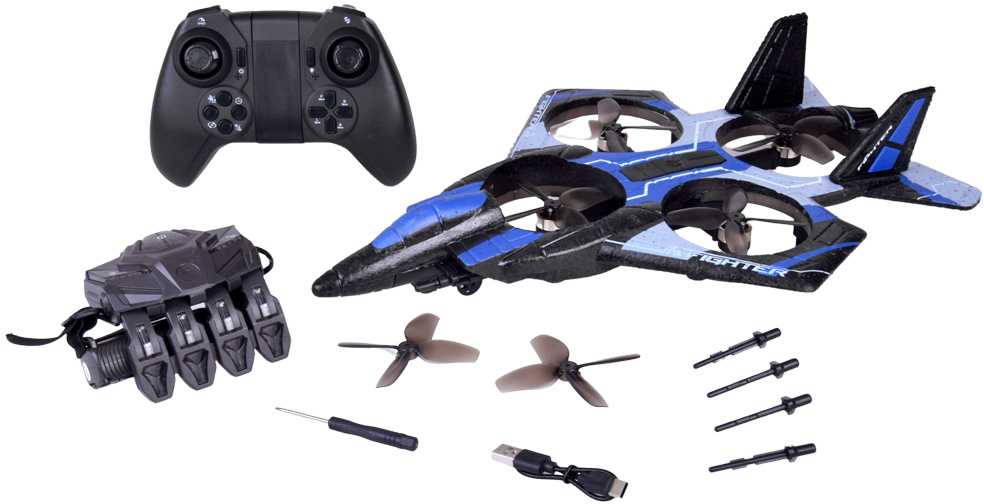 Jokomisiada Shooting Drone Combat - Remote Control Glove and RC0750 Remote