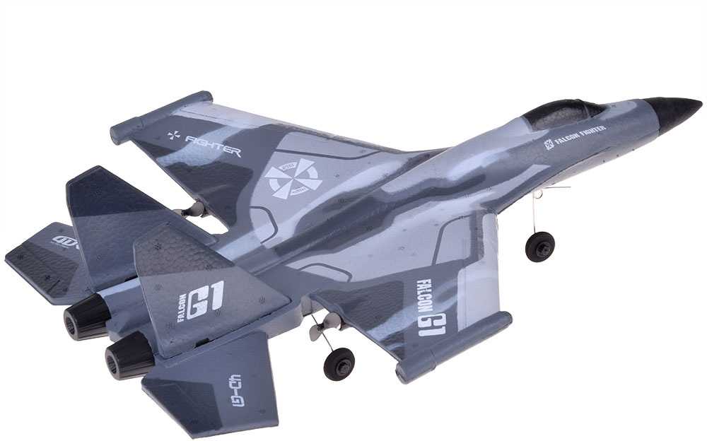 Jokomisiada „Sky Show Airplane“ – lengvas sulankstomas putplasčio lėktuvas su LED ir USB varikliu RC0721