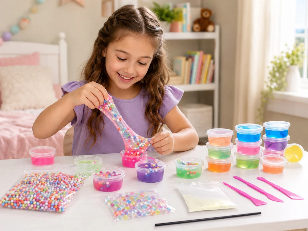 Jokomisiada Slime Making Kit 32 Pieces 26 Colors Slime Accessories ZA6428