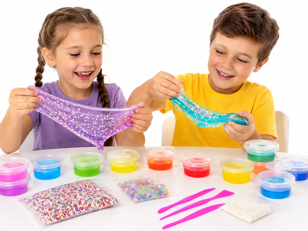Jokomisiada Slime Making Kit 32 Pieces 26 Colors Slime Accessories ZA6428