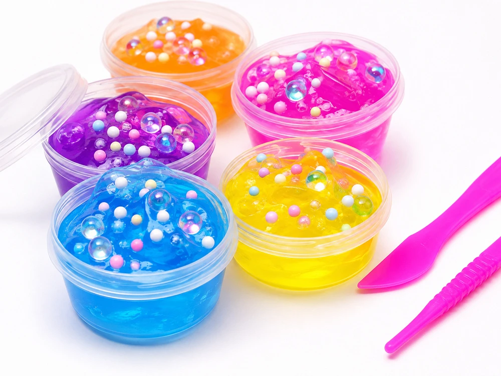 Jokomisiada Slime Making Kit 32 Pieces 26 Colors Slime Accessories ZA6428