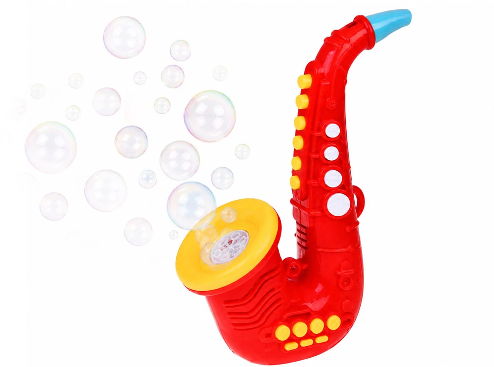 Jokomisiada Soap bubbles - SAXOPHONE bubble machine Sound + light ZA6154 CZ