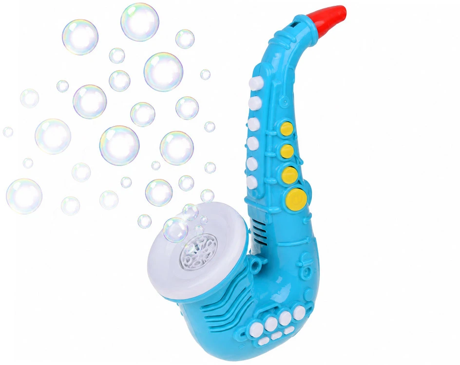 Jokomisiada Soap bubbles - SAXOPHONE bubble machine Sound + light ZA6154 NI