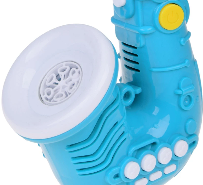 Jokomisiada Soap bubbles - SAXOPHONE bubble machine Sound + light ZA6154 NI