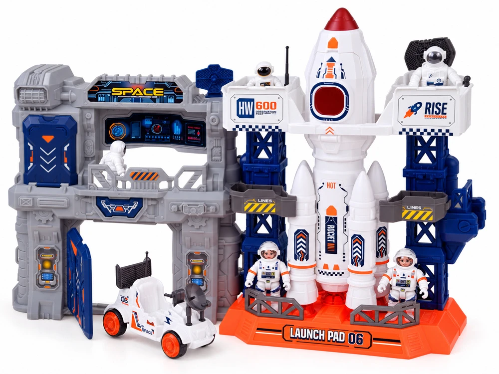 Jokomisiada SPACE Huge Space Set Center, Rocket, Astronaut, Rover ZA6302