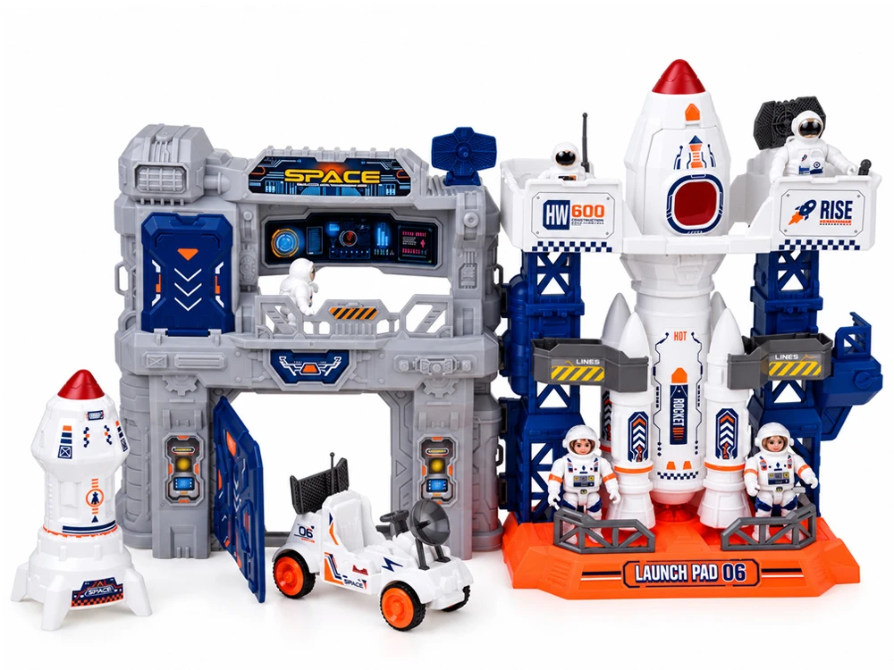 Jokomisiada SPACE Huge Space Set Center, Rocket, Astronaut, Rover ZA6302