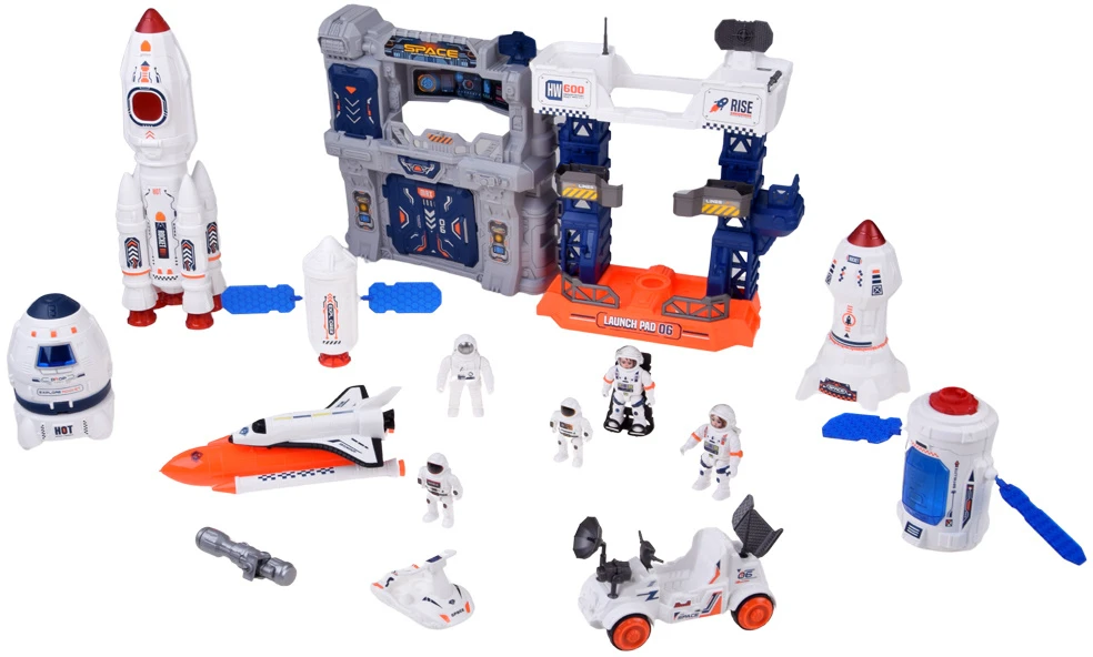 Jokomisiada SPACE Huge Space Set Center, Rocket, Astronaut, Rover ZA6302