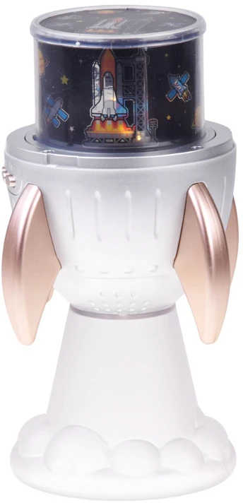 Jokomisiada Star Projektorius Space Rocket Night Light Bluetooth ZA6314