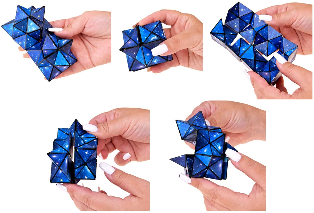 Dėlionė Jokomisiada Star Sky 2-in-1 Transforming Magic Cube and Star Puzzle ZA6312