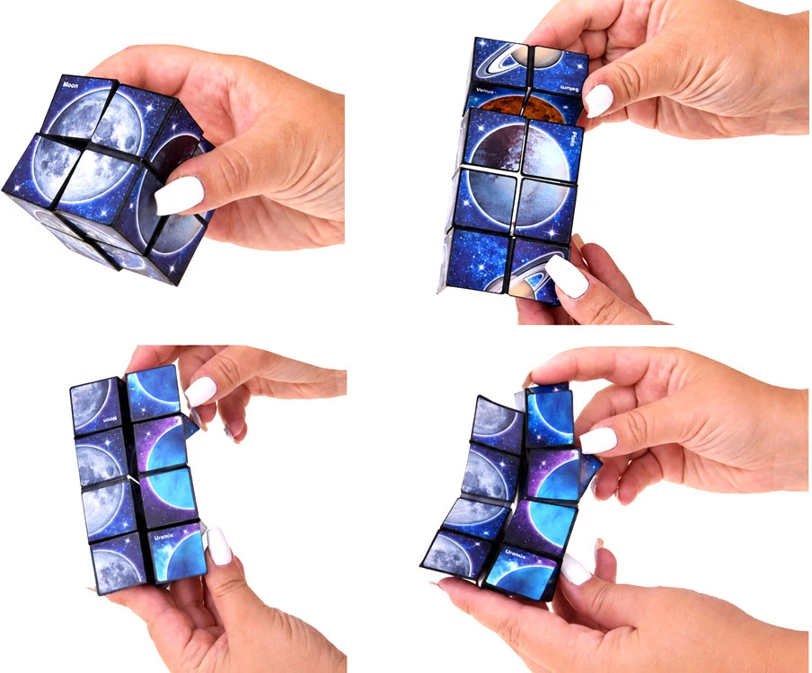Dėlionė Jokomisiada Star Sky 2-in-1 Transforming Magic Cube and Star Puzzle ZA6312