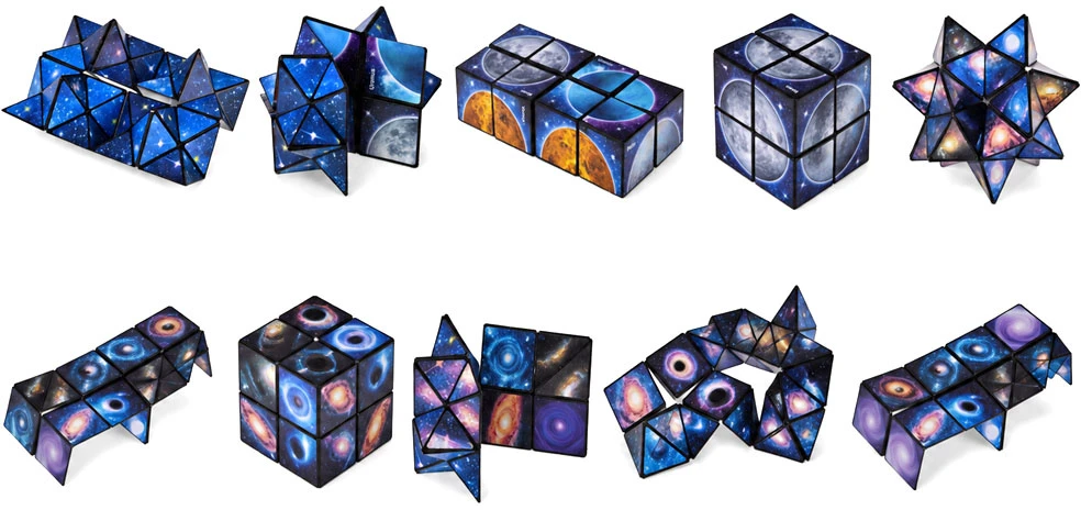 Dėlionė Jokomisiada Star Sky 2-in-1 Transforming Magic Cube and Star Puzzle ZA6312